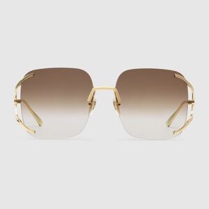Authentic Gold Gucci Sunglasses
